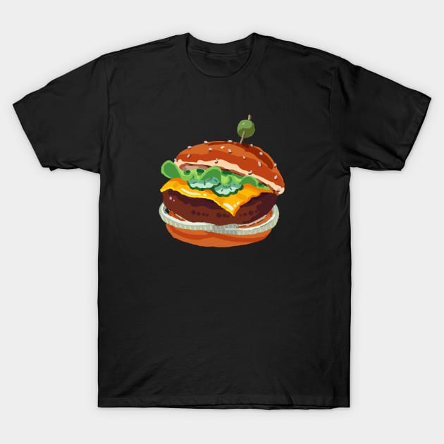 Cheeseburger T-Shirt by banditotees